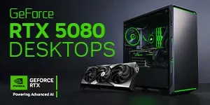 GeForce RTX 5080 Gaming PC's