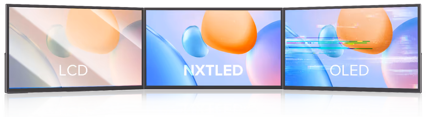 UPERFECT E4Nxt display showing enhanced color and visual consistency