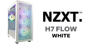 Nzxt H7 Flow Gaming Case white