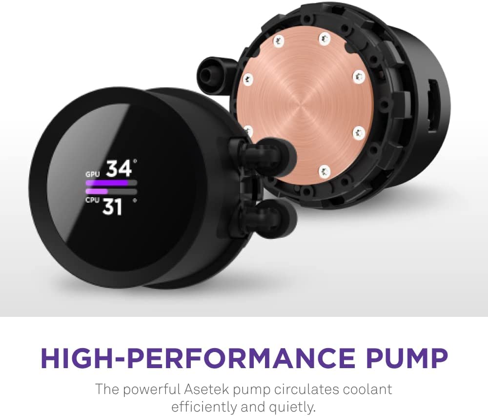 NZXT Kraken 240mm AIO Liquid Cooler - Black | High-Performance
