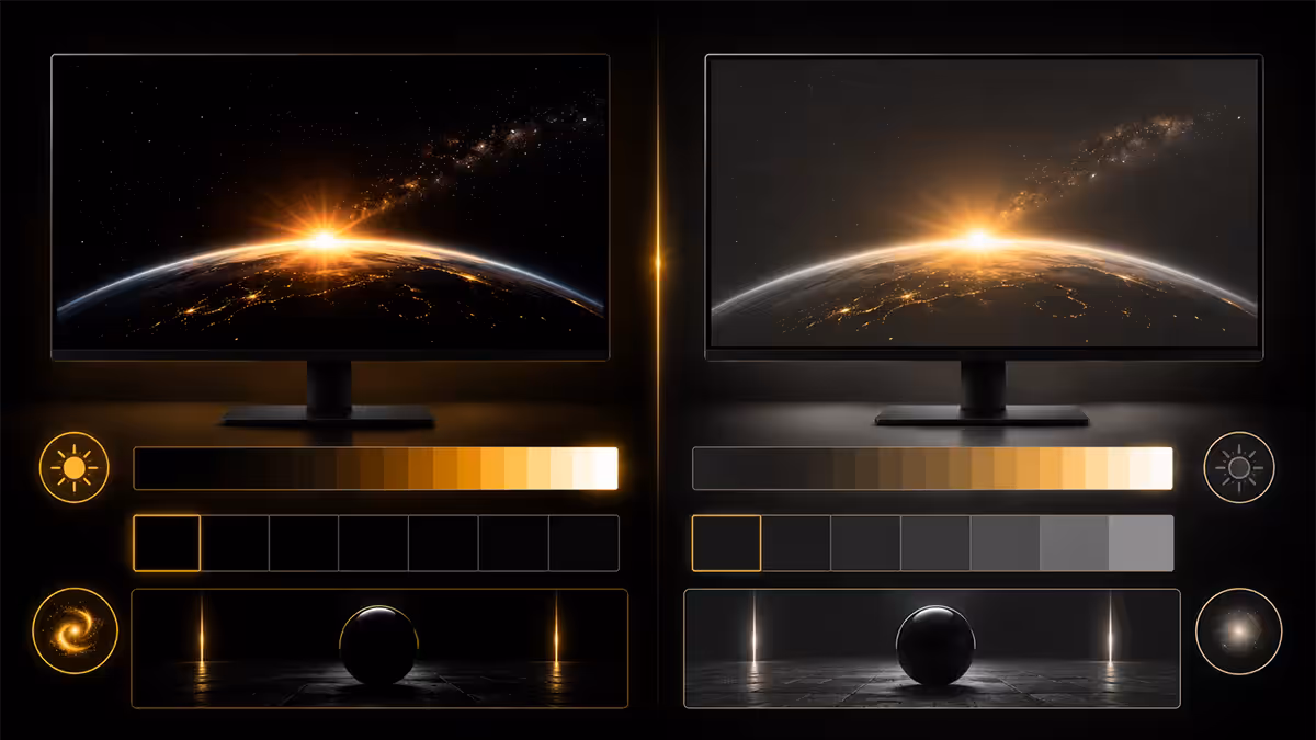 OLED vs IPS contrast