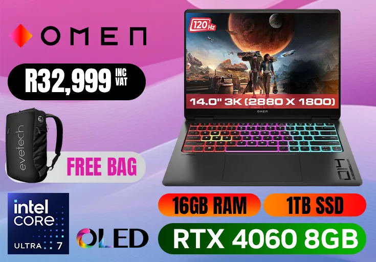 OMEN Transcend by HP Ultra 7 16GB RAM & 1TB SSD RTX 4060 8GB