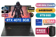 OMEN Transcend by HP 16 Intel Core i9 RTX 4070 Laptop A76U7EA With 64GB RAM & 8TB SSD - image 1