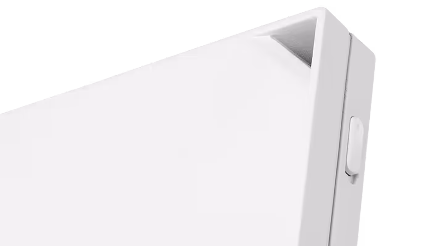 Close-up showing the RT-AX57 Go side panel with the one-touch switch.