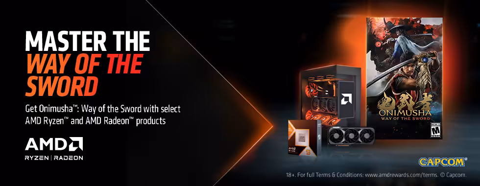 Onimusha: Way Of The Sword with select AMD Products