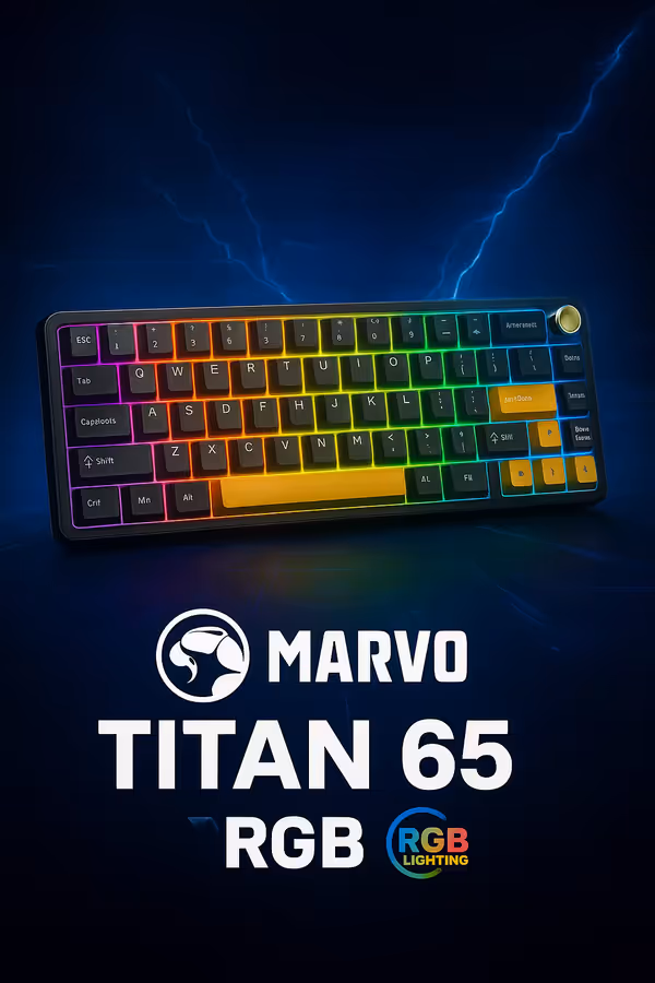 [OPEN BOX] Marvo Titan 65 Tri-Mode Mechanical Gaming Keyboard