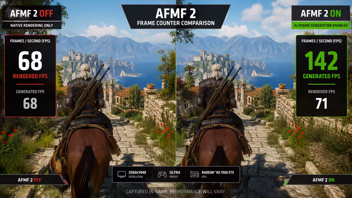 AFMF 2 frame counter comparison