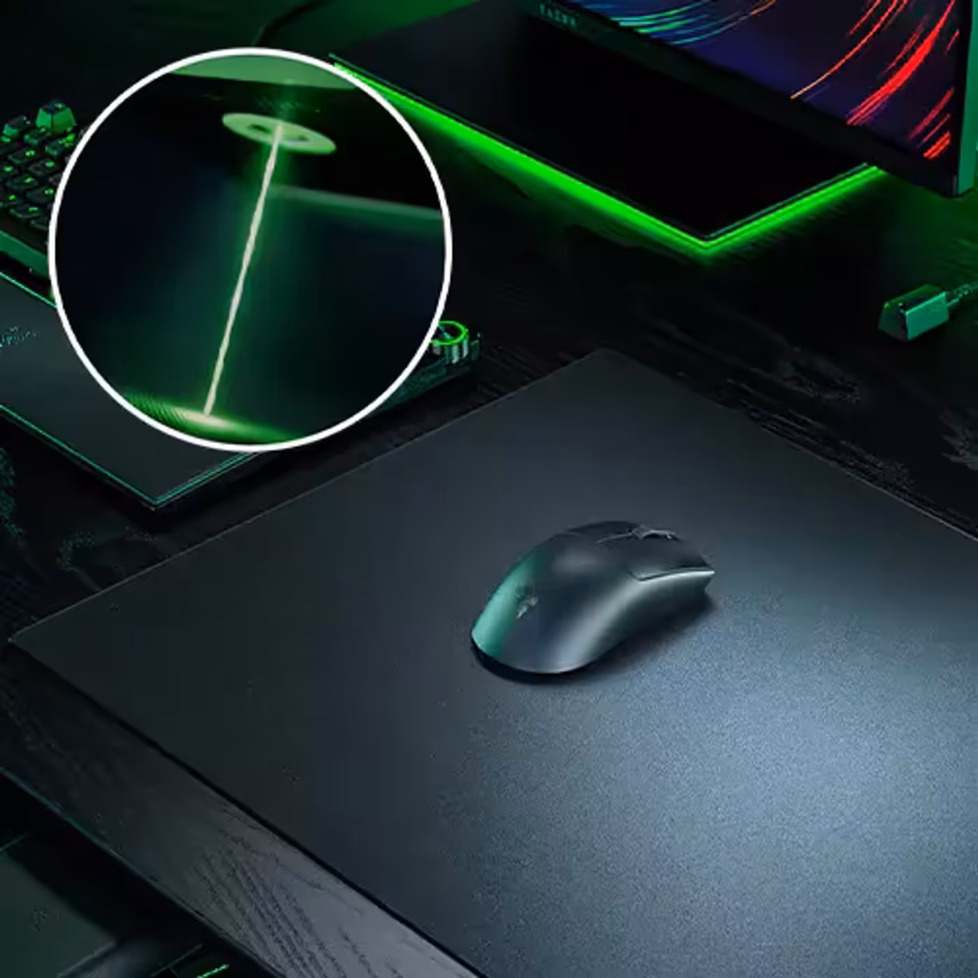 Surface micro-etched for optimal performance with optical mouse sensors