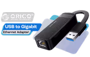 Orico ORICO-UTK-U3-BK-BP USB3.0 to Gigabit Ethernet Adapter - image 1