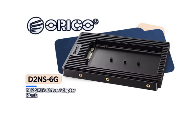 ORICO ORICO-D2NS-6G-BK-BP M.2 SATA to 3.5" Adapter - image 1 ORICO ORICO-D2NS-6G-BK-BP M.2 SATA to 3.5" Adapter - image 1