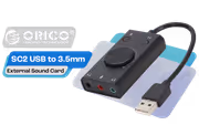 Orico SC2 USB to 3.5mm External Sound Card — High-Fidelity - image 1