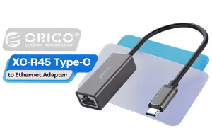 Orico XC-R45 USB-C to Gigabit Ethernet Adapter — 1000 Mbps - image 1