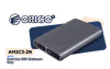 Orico ORICO-AM2C3-2N-GY-BP Dual-bay SSD Enclosure 10Gbps Type-C - image 1