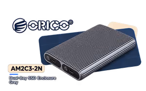 Orico Dual Bay SSD Enclosure - Image 1