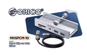 Orico 7 in 1 Clip on Hub - Image 1