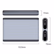 Orico ORICO-AM2C3-2N-GY-BP Dual-bay SSD Enclosure 10Gbps Type-C - image 2