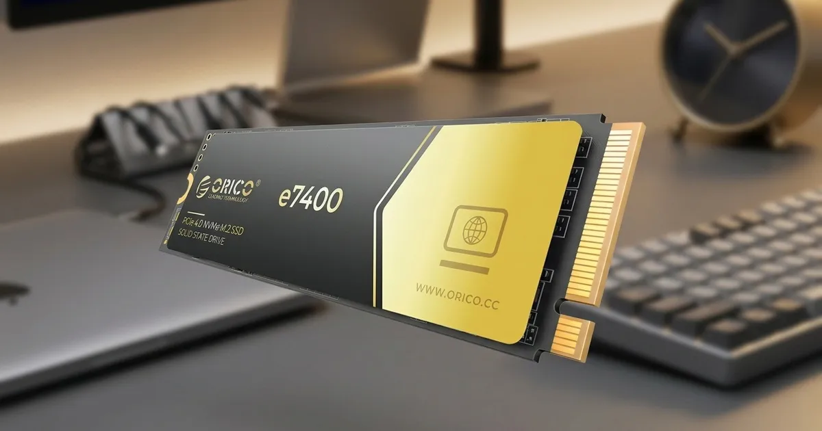 ORICO e7400 4TB M.2 NVMe SSD — PCIe Gen4, PS5 Ready | Evetech