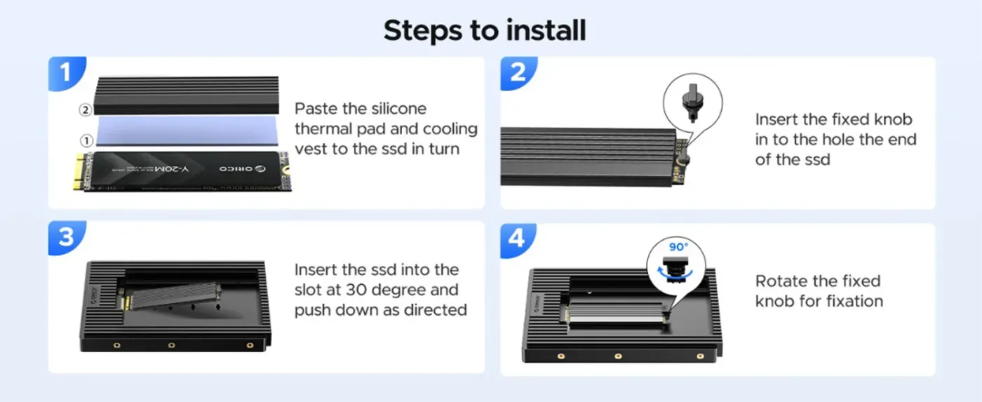 Thermal management system featuring a heat-dissipation vest for maintaining low SSD temperatures