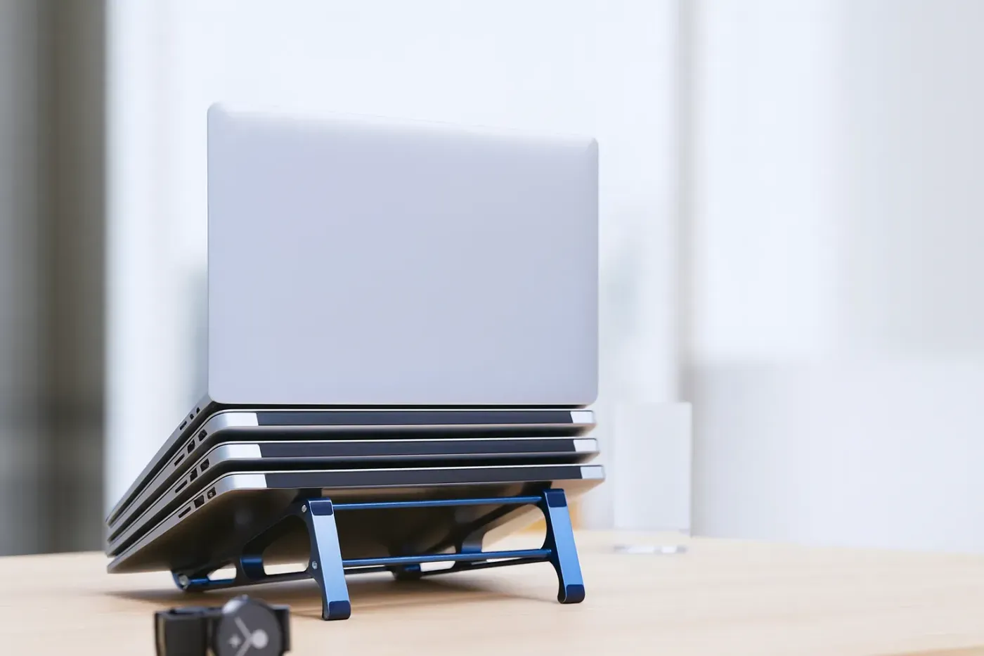 Orico MA15 laptop stand showing its triangular support structure