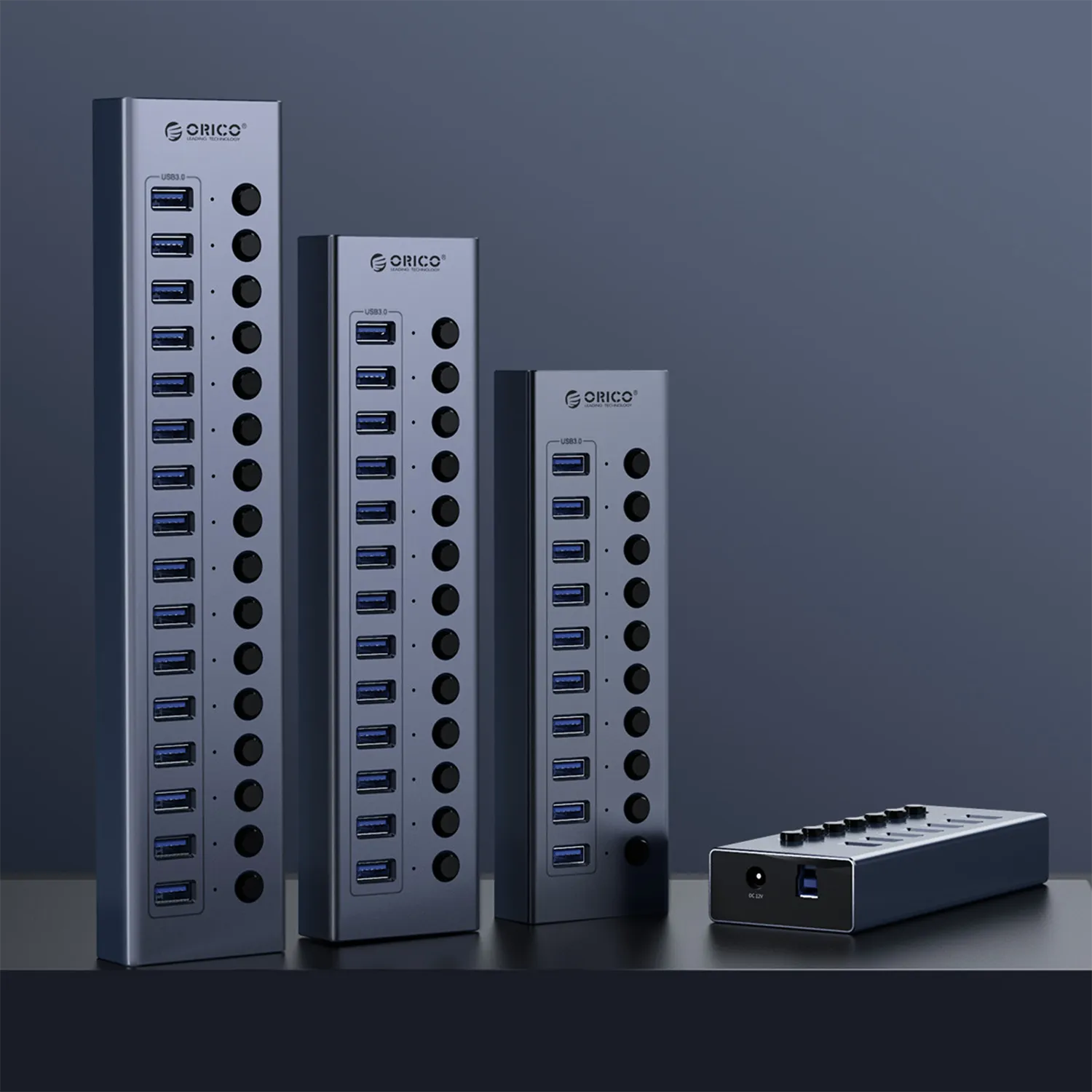 Premium multi-port USB hub with strong build quality