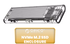 ORICO NVMe M 2 SSD Enclosure USB Type C 3 1 to NVME Adapter ORICO NVMe M 2 SSD Enclosure USB Type C 3 1 to NVME Adapter - Image 1