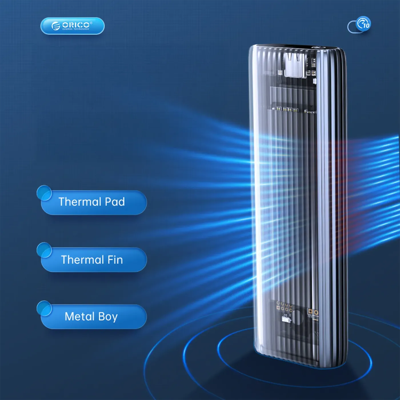 ORICO SSD enclosure delivering smooth, stable performance