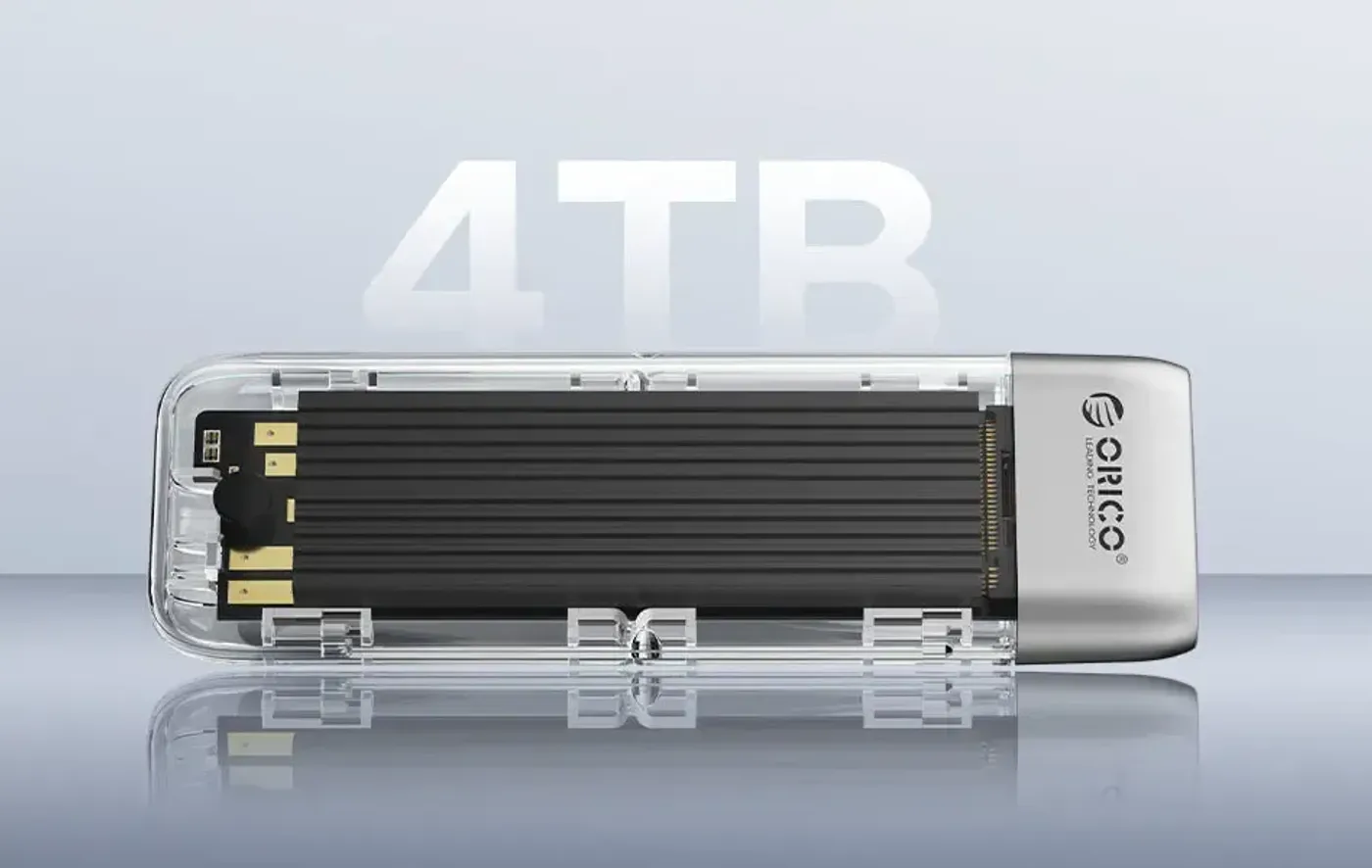 4TB SSD capacity supported by ORICO enclosure