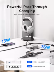 [OPEN BOX] Orico UB4-SV 6-in-1 USB Hub — Dual 4K@60Hz, 40Gbps - image 7