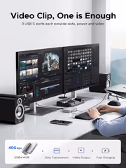 [OPEN BOX] Orico UB4-SV 6-in-1 USB Hub — Dual 4K@60Hz, 40Gbps - image 8