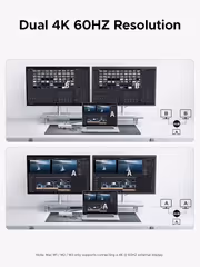 [OPEN BOX] Orico UB4-SV 6-in-1 USB Hub — Dual 4K@60Hz, 40Gbps - image 10