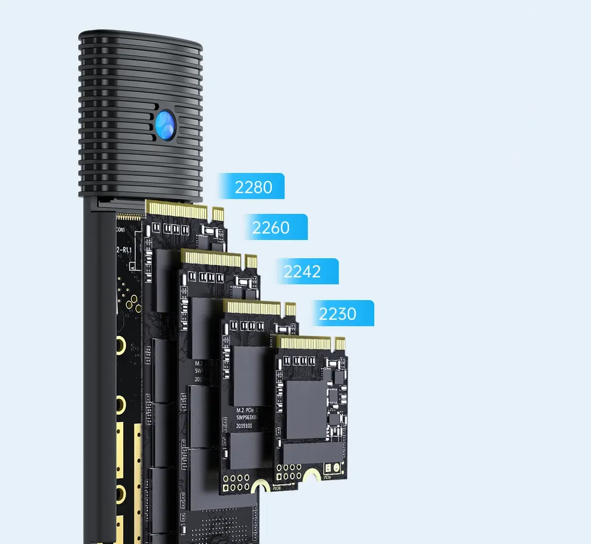 Orico ORICO-PWM2-G2-BK-EP 10Gbps M.2 NVMe Enclosure | Evetech