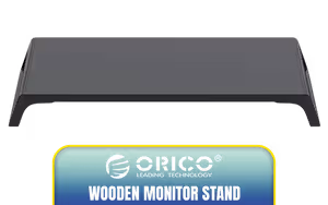 Orico Wooden Monitor Stand Black - Image 1