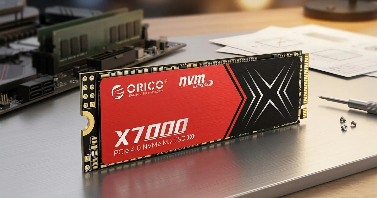 Orico X7000 2TB NVMe SSD PCIe Gen4 M.2 2280 | Evetech