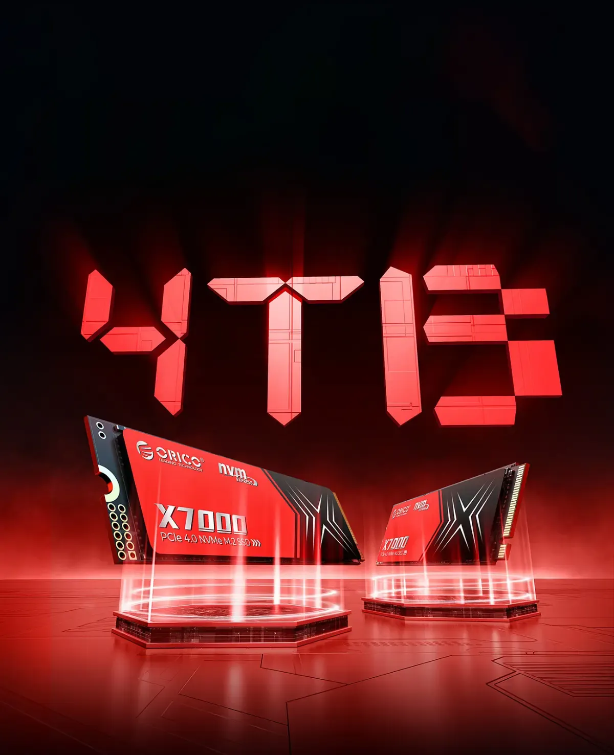 Orico X7000 2TB NVMe SSD PCIe Gen4 M.2 2280 | Evetech