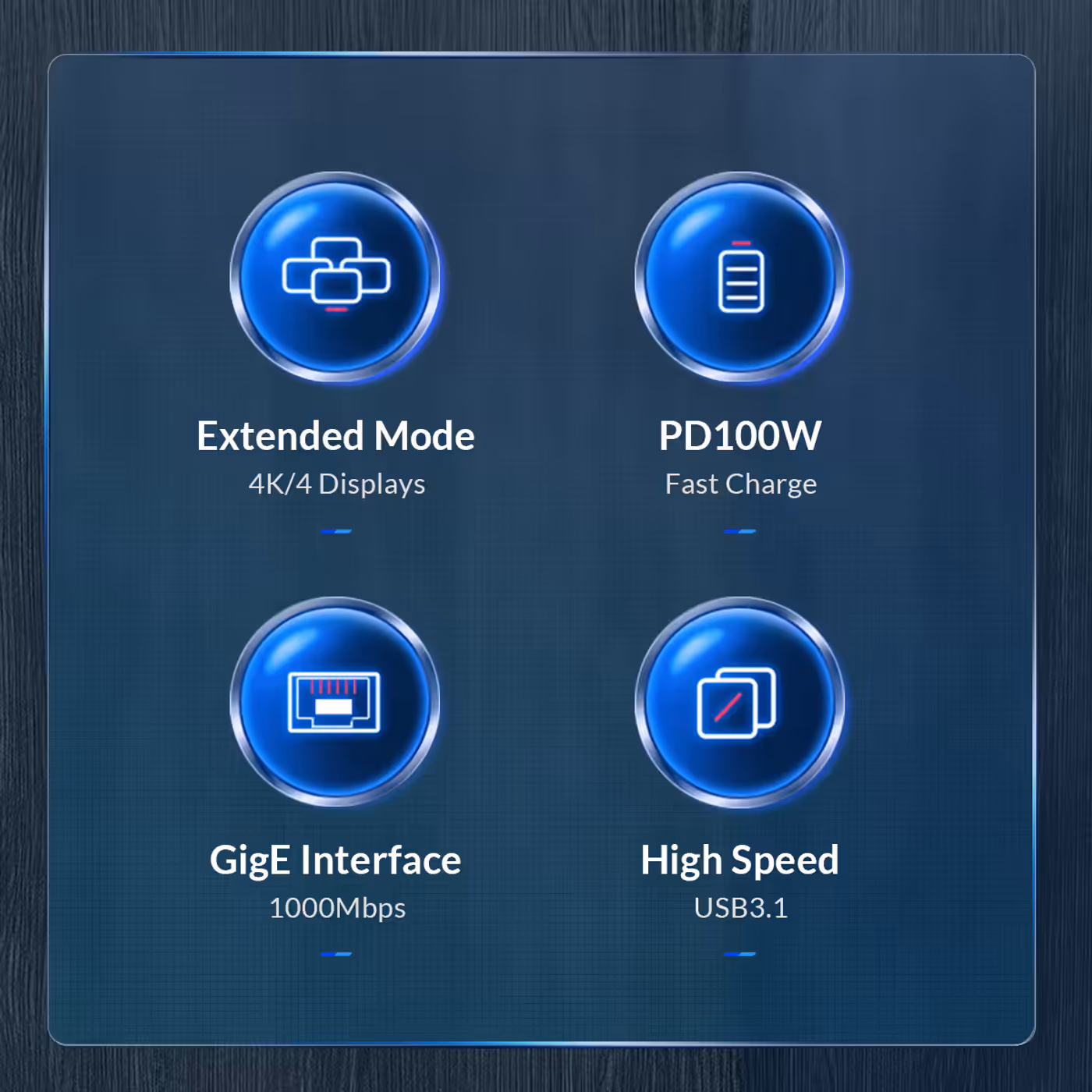 ORICO XCR-X11 feature icons