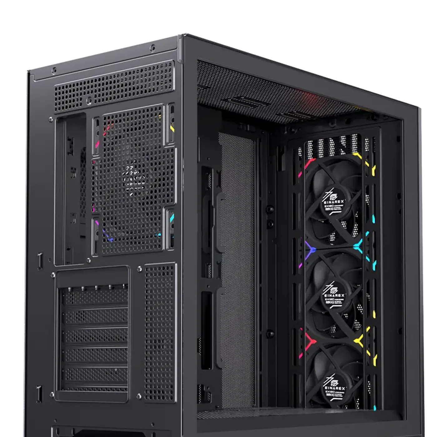 Detailed image showing the fine wood finish on the front panel and the robust SPCC steel construction.
