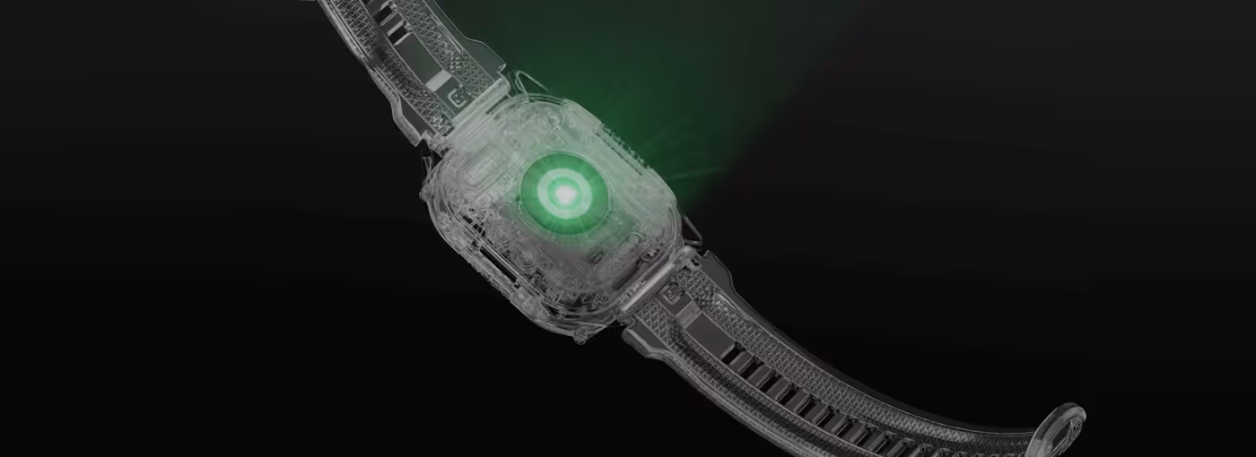 KOSPET TANK M4C health tracking sensor technology for heart rate and SpO2