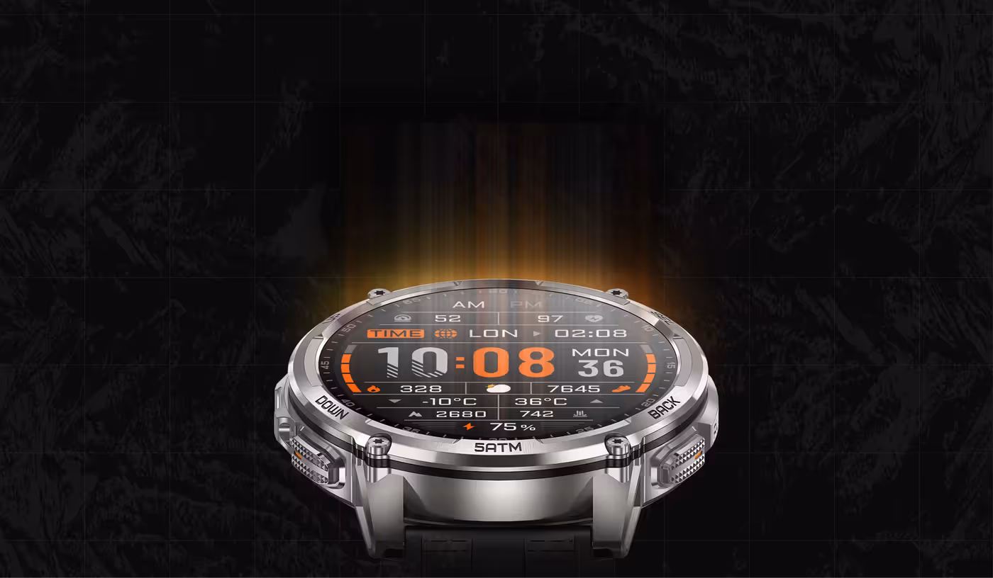 1.5-inch AMOLED display showing vibrant colors and high-contrast screen visibility
