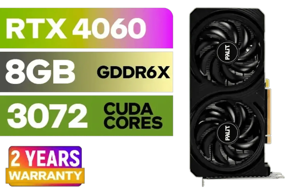 PALIT GeForce RTX 4060 INFINITY 2 8GB Palit GeForce RTX 4060 Dual
