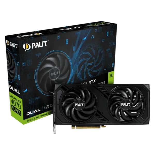Buy Palit GeForce RTX 4070 Super Dual 12GB GDDR6X - High