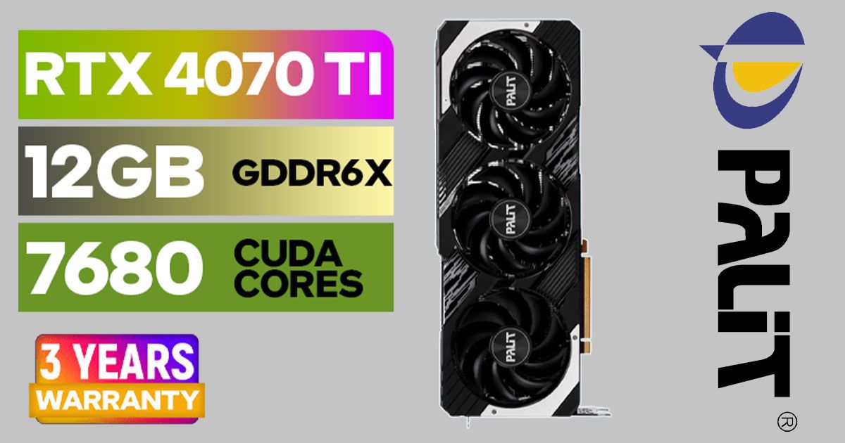 Buy Palit GeForce RTX 4070 Ti GamingPro 12GB - High Buy Palit GeForce RTX 4070 Ti GamingPro 12GB - High