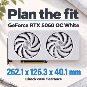 Palit GeForce RTX 5060 OC 8GB GDDR7 - White GPU - image 6