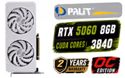 Palit GeForce RTX 5060 OC 8GB GDDR7 - White GPU - image 1