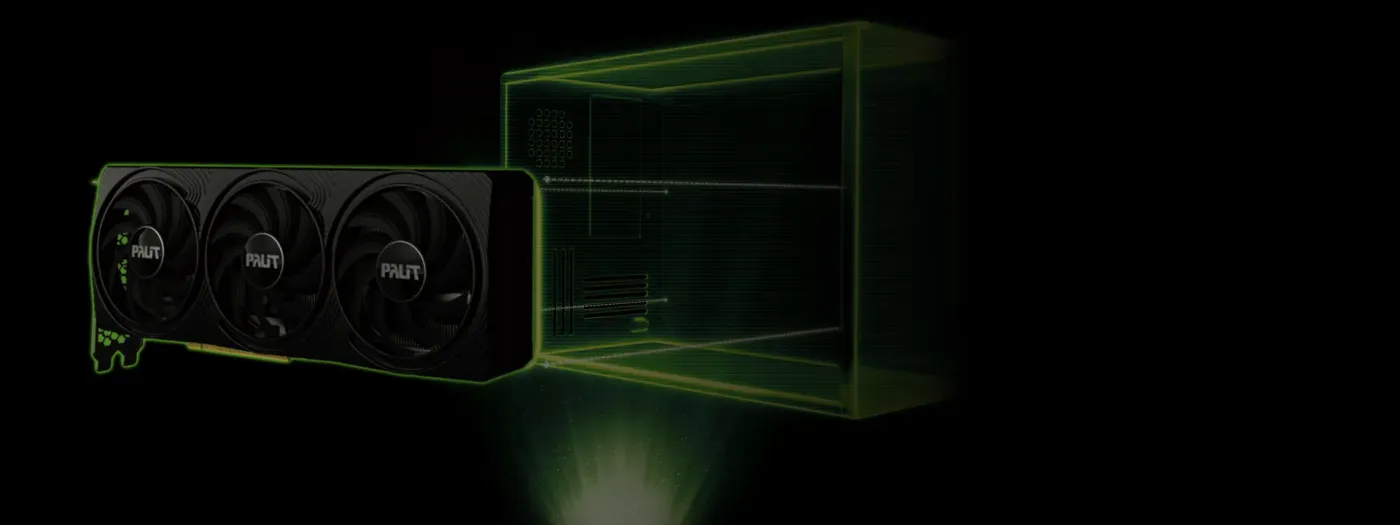 Palit GeForce RTX 5070 Infinity 3 small form factor compatibility demonstration