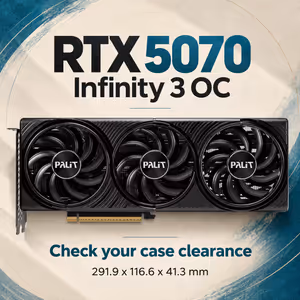 Palit GeForce RTX 5070 Infinity 3 12GB OC GPU - image 5