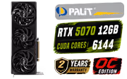 Palit GeForce RTX 5070 Infinity 3 12GB OC GPU - image 1
