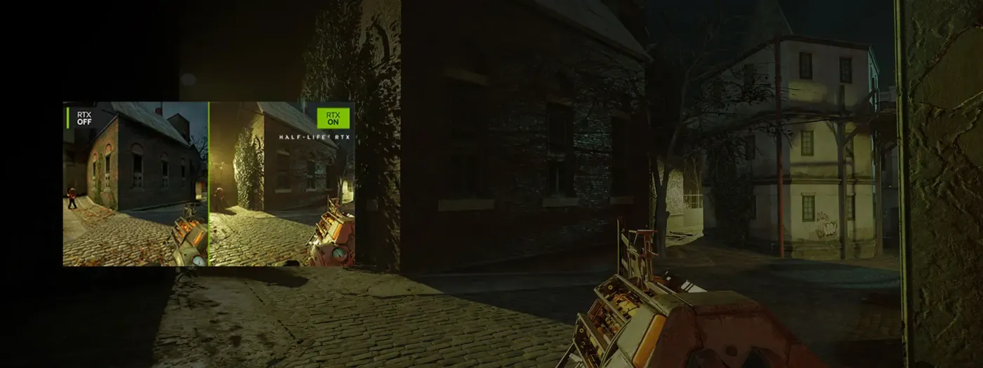 Enhanced ray tracing visual demonstration on the Palit GeForce RTX 5070