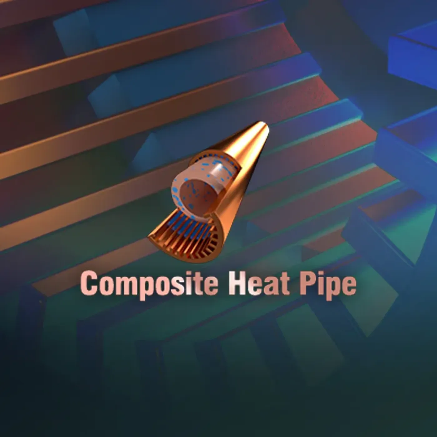 Composite heat pipe design for enhanced GPU thermal efficiency