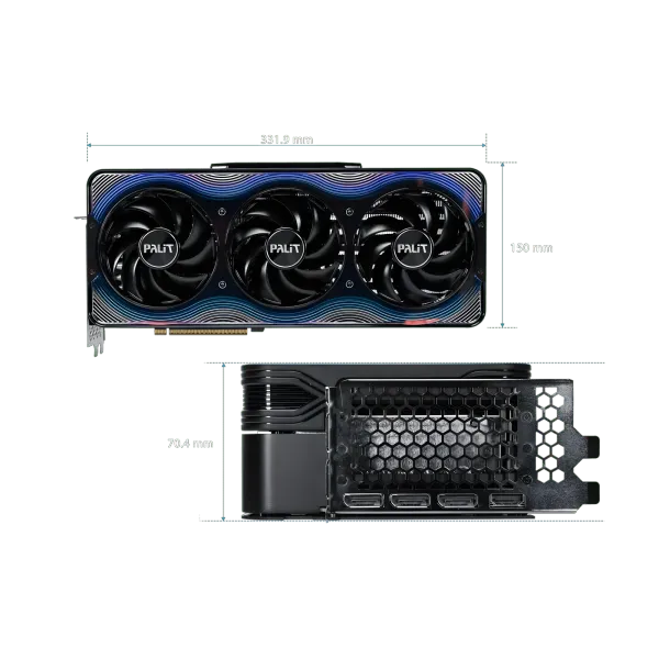 グラフィックボード・グラボ・ビデオカード Palit GeForce RTX 5080 16GB GAMEROCK Palit GeForce RTX 5080 GamingPro NE75080019T2-GB2031A 16GB GDDR7