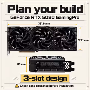 Palit GeForce RTX 5080 GamingPro 16GB GDDR7 - High-Performance GPU - image 5